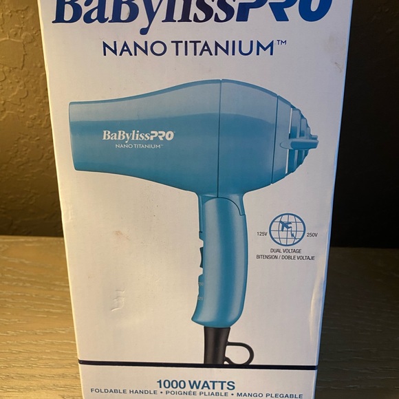 BaBylissPRO Nano Titanium “Travel” Hair Dryer - Picture 1 of 3